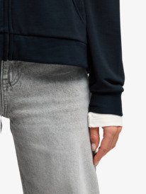 3 Surfing By Daylight - Zip-Up Hoodie for Women Black ERJFT05065 Roxy