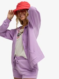 7 Surfing By Daylight - Sweat à capuche zippé pour Femme Violet ERJFT05065 Roxy