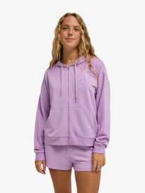 0 Surfing By Daylight - Sweat à capuche zippé pour Femme Violet ERJFT05065 Roxy