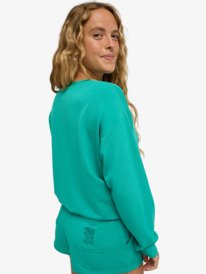 5 Surfing By Moonlight - Sweat doux et confortable pour Femme Vert ERJFT05067 Roxy