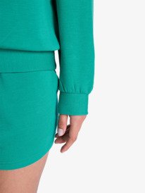 3 Surfing By Moonlight - Sweat doux et confortable pour Femme Vert ERJFT05067 Roxy