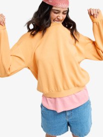 0 Surfing By Moonlight - Top Lounge super suave para Mulher Laranja ERJFT05067 Roxy