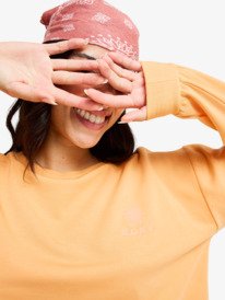 2 Surfing By Moonlight - Top Lounge super suave para Mulher Laranja ERJFT05067 Roxy