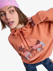 5 Lineup Oversized - Oversized Hoodie for Women  ERJFT05068 Roxy