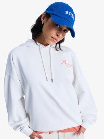 0 Lineup Oversized - &Uuml;bergro&szlig;er Kapuzenpulli f&uuml;r Frauen Weiss ERJFT05068 Roxy