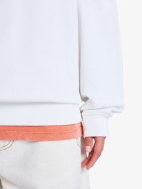 4 Lineup Oversized - &Uuml;bergro&szlig;er Kapuzenpulli f&uuml;r Frauen Weiss ERJFT05068 Roxy