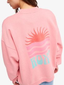 6 Lineup Oversized - &Uuml;bergro&szlig;es Sweatshirt f&uuml;r Frauen Rosa ERJFT05069 Roxy