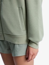 2 Rise & Vibe - Felpa con cappuccio e zip da Donna Green ERJFT05075 Roxy