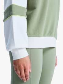 2 Ess Energy New - Workout Sweatshirt for Women Green ERJFT05076 Roxy
