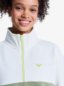 3 Ess Energy New - Workout Sweatshirt for Women Green ERJFT05076 Roxy