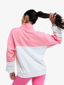 5 Ess Energy New - Workout Sweatshirt for Women Pink ERJFT05076 Roxy