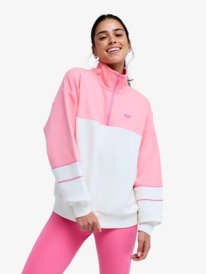 0 Ess Energy New - Workout Sweatshirt for Women Pink ERJFT05076 Roxy