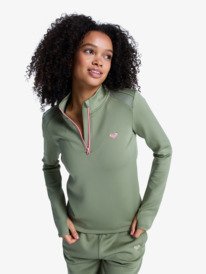 6 Boundless Spirit Tech - Atmungsaktives Longsleeve f&uuml;r Frauen Gr&uuml;n ERJFT05079 Roxy