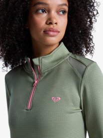 2 Boundless Spirit Tech - Atmungsaktives Longsleeve f&uuml;r Frauen Gr&uuml;n ERJFT05079 Roxy