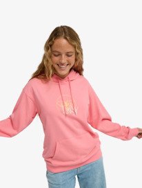 6 Vl Surf Stoked - Sweat à capuche pour Femme Rose ERJFT05089 Roxy
