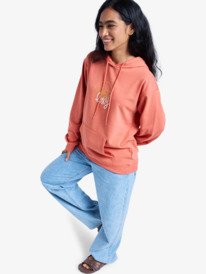 1 Vl Surf Stoked - Sweat à capuche pour Femme Rose ERJFT05089 Roxy