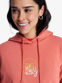 2 Vl Surf Stoked - Sweat à capuche pour Femme Rose ERJFT05089 Roxy