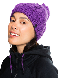 0 Winter - Beanie for Women Purple ERJHA03871 Roxy