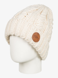 3 Tram - Gorro para Mujer Beige ERJHA03904 Roxy