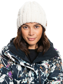 0 Tram - Gorro para Mujer Beige ERJHA03904 Roxy