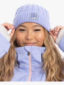 1 Chloe Kim - Gorro Violeta ERJHA04016 Roxy