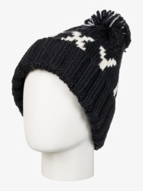 5 Tonic - Gorro con Dobladillo para Mujer Negro ERJHA04281 Roxy