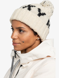 0 Tonic - Bonnet à revers pour Femme Beige ERJHA04281 Roxy