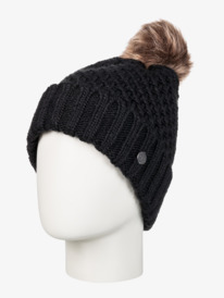 2 Blizzard - Gorro com dobra para Mulher Preto ERJHA04286 Roxy