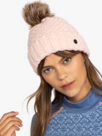 0 Blizzard - Bonnet à revers pour Femme Rose ERJHA04286 Roxy