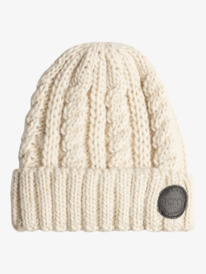 1 Tram - Gorro con Dobladillo para Mujer Beige ERJHA04287 Roxy