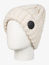 0 Tram - Gorro con Dobladillo para Mujer Beige ERJHA04287 Roxy