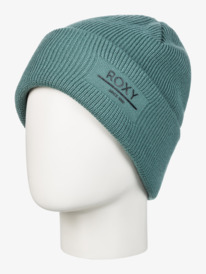 5 Folker - Bonnet en tricot côtelé pour Femme Bleu ERJHA04288 Roxy