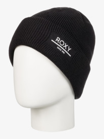 2 Folker - Gorro de punto acanalado para Mujer Negro ERJHA04288 Roxy