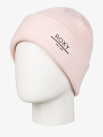 5 Folker - Bonnet en tricot côtelé pour Femme Rose ERJHA04288 Roxy