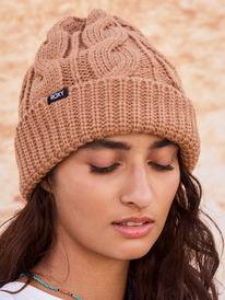 3 Snow Cake - Gorro con Dobladillo para Mujer Marron ERJHA04310 Roxy