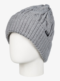 1 Snow Cake - Cuff Beanie for Women Gray ERJHA04310 Roxy