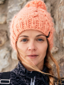 1 Winter - Chunky Beanie for Women Pink ERJHA04325 Roxy