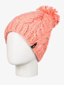 5 Winter - Grofgebreide Muts voor Dames Pink ERJHA04325 Roxy