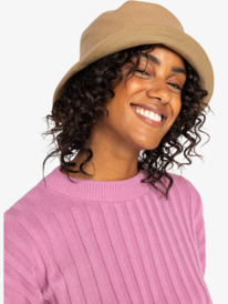 0 High Dance Morning Felt - Bucket Hat for Women Brown ERJHA04340 Roxy