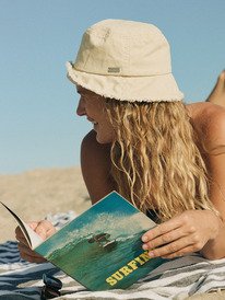 0 Victim Of Love - Bucket Hoed voor Dames Beige ERJHA04370 Roxy