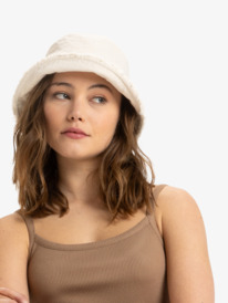 3 Victim Of Love - Bucket Hat for Women Beige ERJHA04370 Roxy