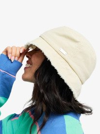 3 Victim Of Love - Bucket Hoed voor Dames Beige ERJHA04370 Roxy