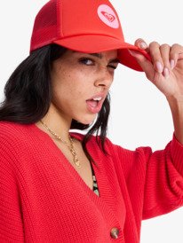 0 Brighter Day - Trucker Cap for Women Red ERJHA04381 Roxy