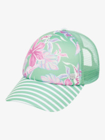 2 Hibiscus Island - Casquette trucker pour Femme Vert ERJHA04417 Roxy