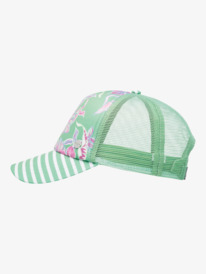 3 Hibiscus Island - Casquette trucker pour Femme Vert ERJHA04417 Roxy