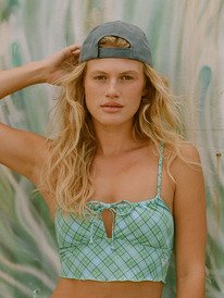 3 Toadstool - Bon&eacute; de basebol para mulher Azul ERJHA04430 Roxy