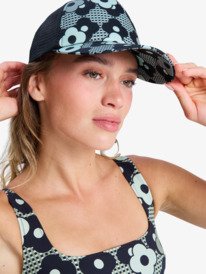 0 Beautiful Morning - Boné Trucker para mulher Preto ERJHA04434 Roxy