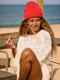 1 Tropical Snow - Muts voor Dames Red ERJHA04440 Roxy