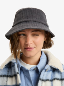 0 Feeling Vibes - Chapéu Bucket para mulher Cinza ERJHA04442 Roxy