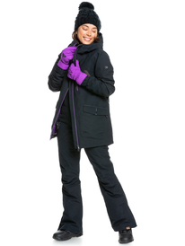 1 Fresh Fields - Snowboard/Ski Gloves for Women Purple ERJHN03191 Roxy